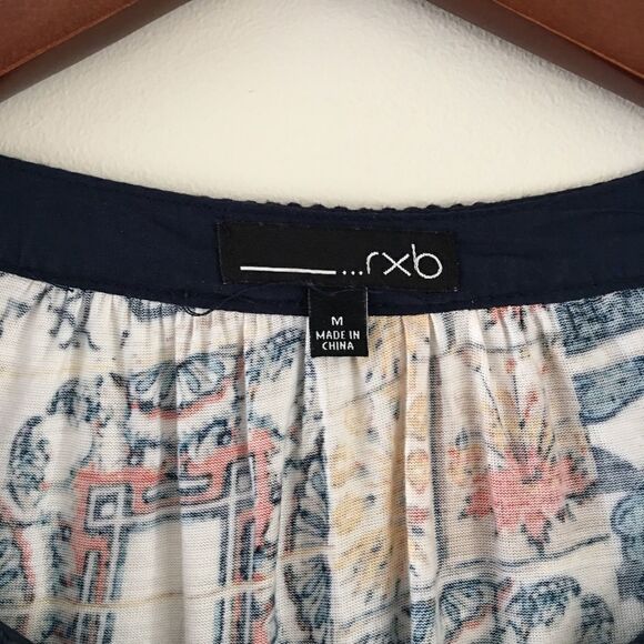 rxb boho mosaic pattern tunic | size medium - Picture 3 of 10